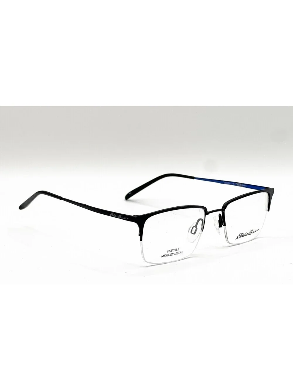 Eddie Bauer EB32006 BK Black Rectangle Authentic Eyeglass Frames 51-19-140